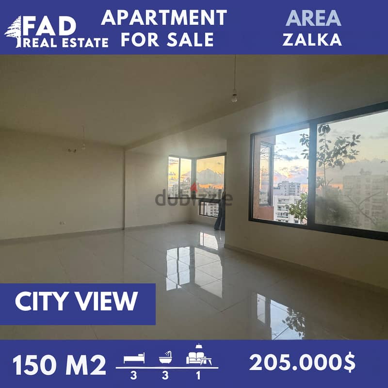 Apartment For Sale in Zalka شقة للبيع في الزلقا 0