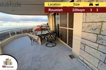 Roumieh 220m2 | Well Maintained | Calm Area | Panoramic View | AMK |