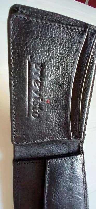 New Leather Men Wallet (Black) 2