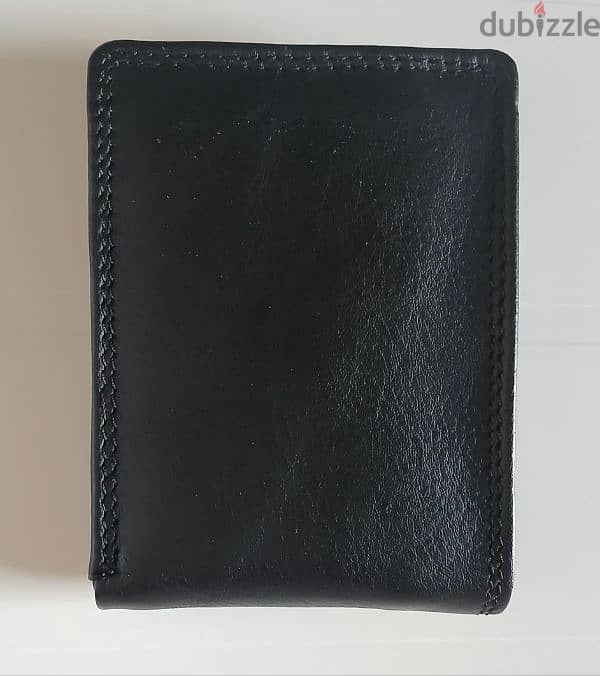 New Leather Men Wallet (Black) 4