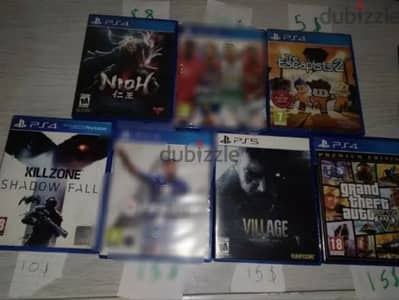 playstation 4 and 5 used games