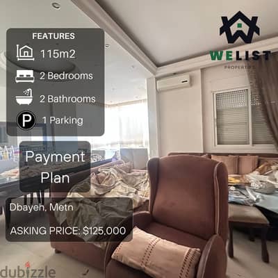 115sqm Apartment for sale in Dbayeh  Reference: EA24DSD115