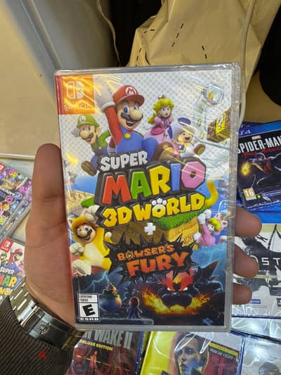 Nintendo switch game super mario 3d world +browsers fury