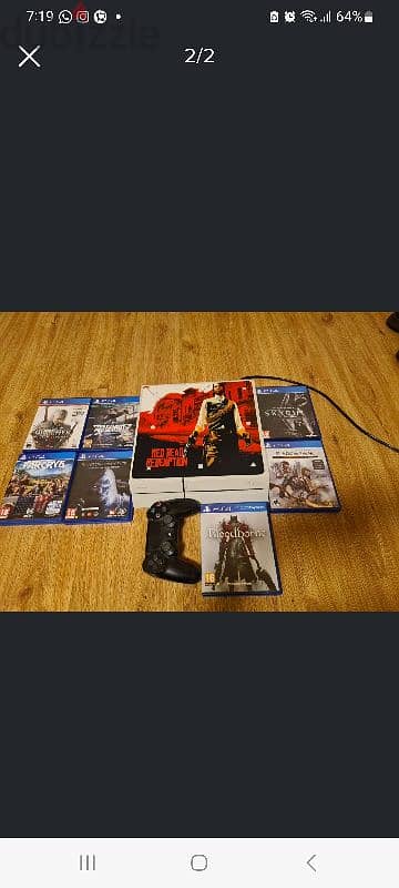 Ps4, original controller, 7 games!