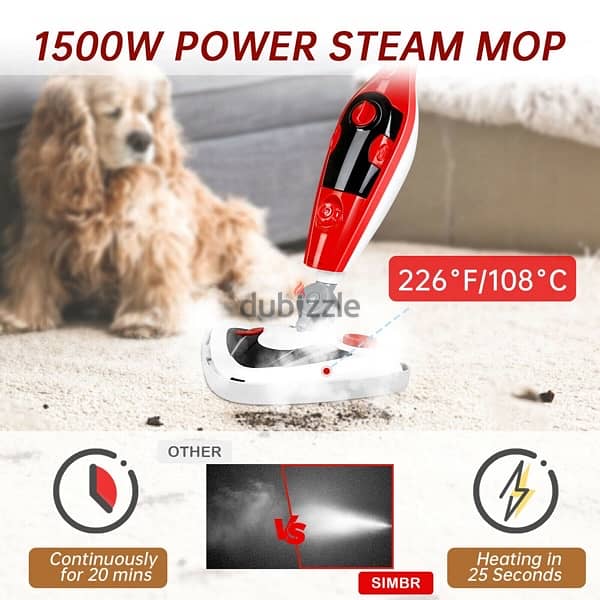 SIMBR steam mop 3