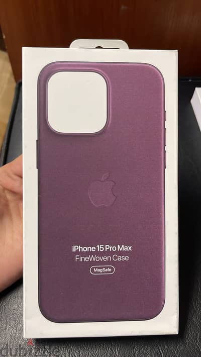 Finewoven case magsafe iphone 15 pro max mulberry great & best offer