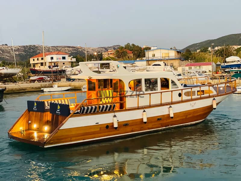 Authentic Wood Boat for pleasure and Airbnb business in batroun 0