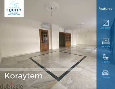 285 SQM Apartment For Rent In Koraytem شقة للايجار في بيروت #HG1360121