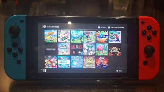 Modded Nintendo Switch With 17 Games