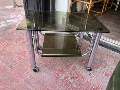 chrome vintage table in excellent condition . 60$