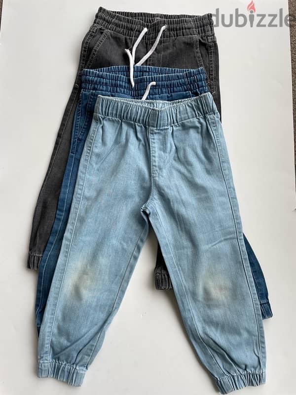 Denim Jeans Joggers H&M a set of 3 0