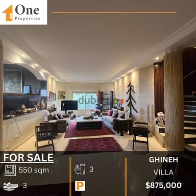 VILLA FOR SALE IN GHINEH-KESEROUAN