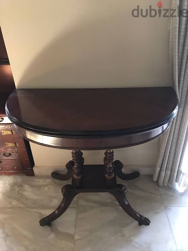 Regency foldable card table 1