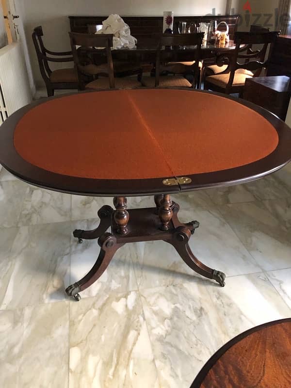 Regency foldable card table 3