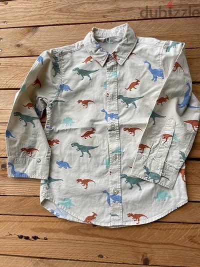 Dinosaurs Lon Sleeves Shirt H&M