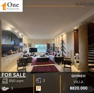 VILLA FOR SALE IN GHINEH-KESEROUAN