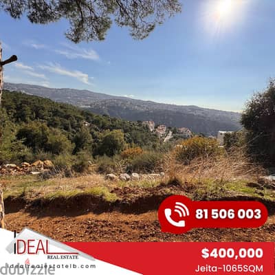 1065 SQM land for sale in Jeita REF#KZ344