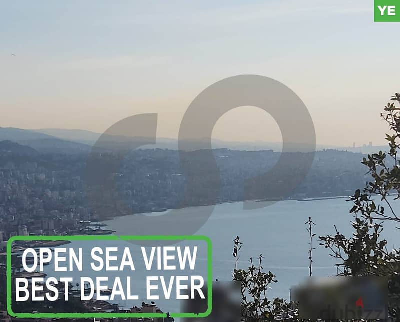 Open Sea view, prime location, keserwan, adma/ ادما REF#YE116881 0