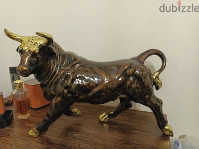 vintage buffalo statue