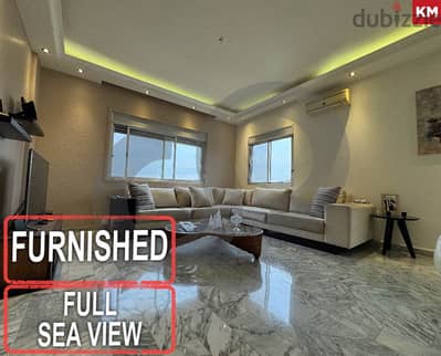 Full sea view, decorated, keserwan, haret sakher/حارة صخر REF#KM116882