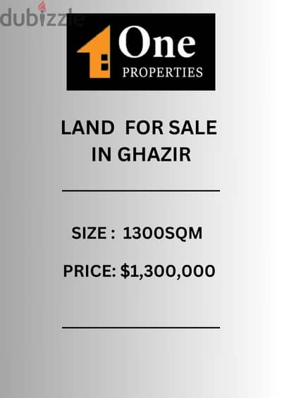 LAND FOR SALE IN GHAZIR