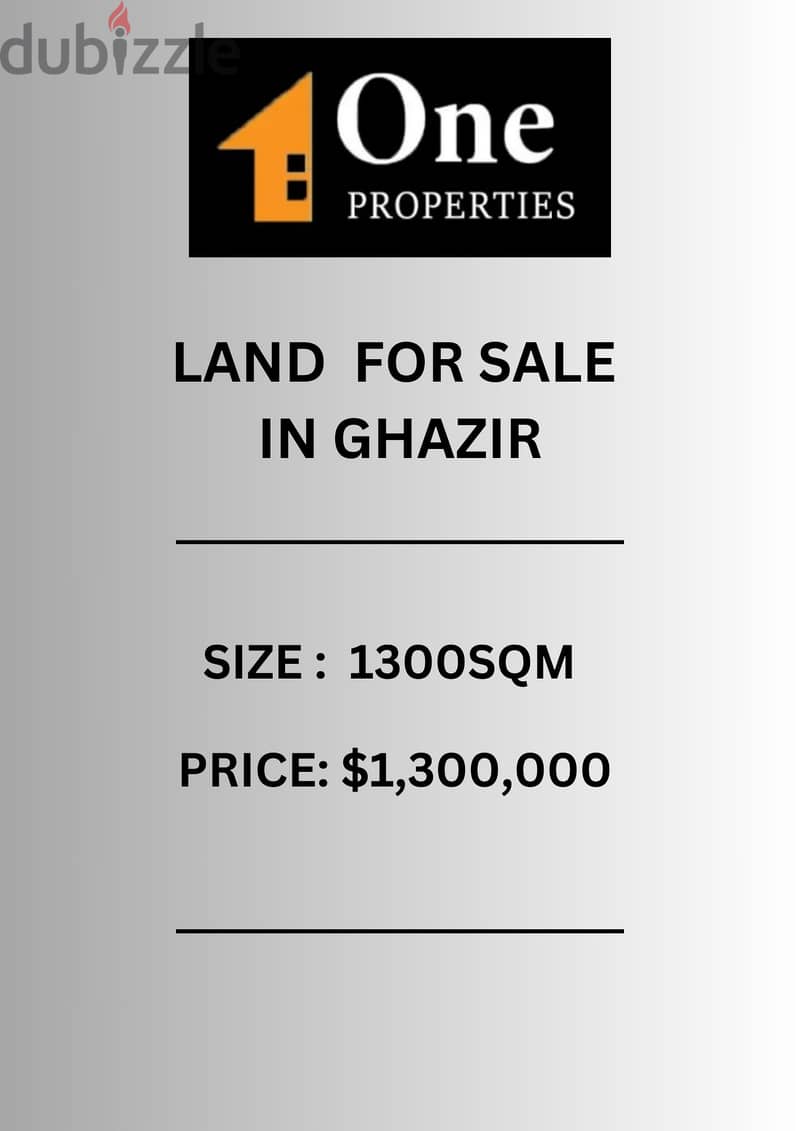 LAND FOR SALE IN GHAZIR 0