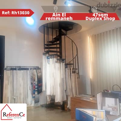 2 floors shop in Ain El remmaneh محل للبيع في عين الرمانة