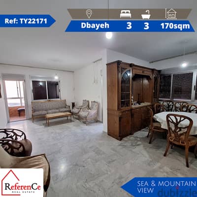 Amazing Apartment for Rent in Dbaye  شقة للإيجار في ضبية