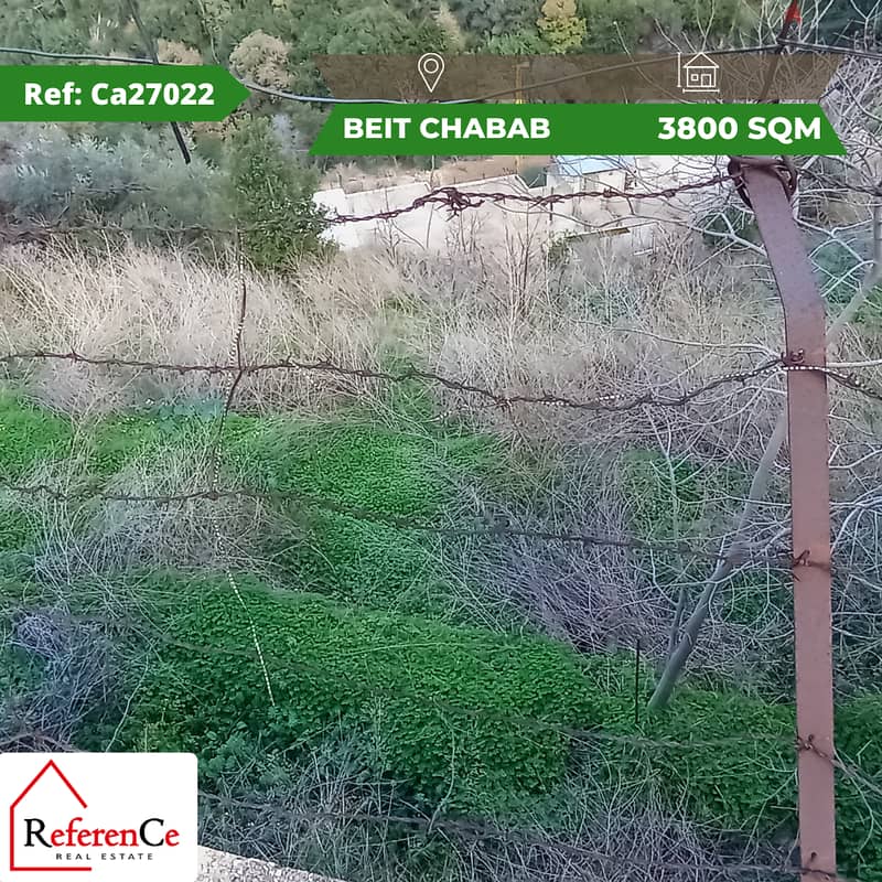 Land for sale in Beit Chabab ارض للبيع في بيت شباب 0