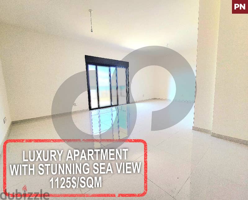 LUXURY APARTMENT - SEA VIEW - JBEIL/جبيل REF#PN116890 0