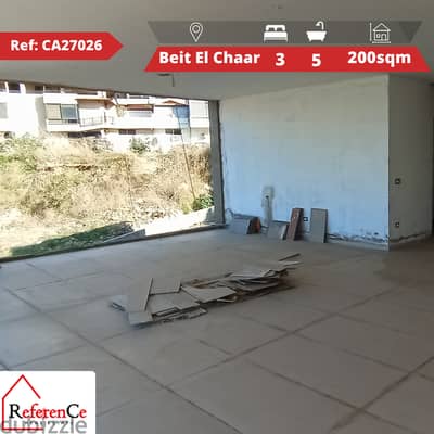 New apartment in beit el chaar شقة جديدة في بيت الشعار