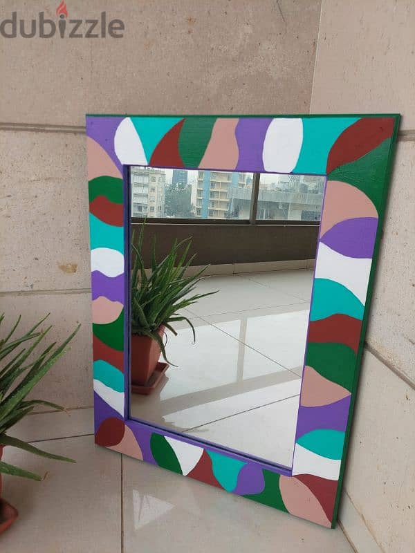 Painted mirror 7