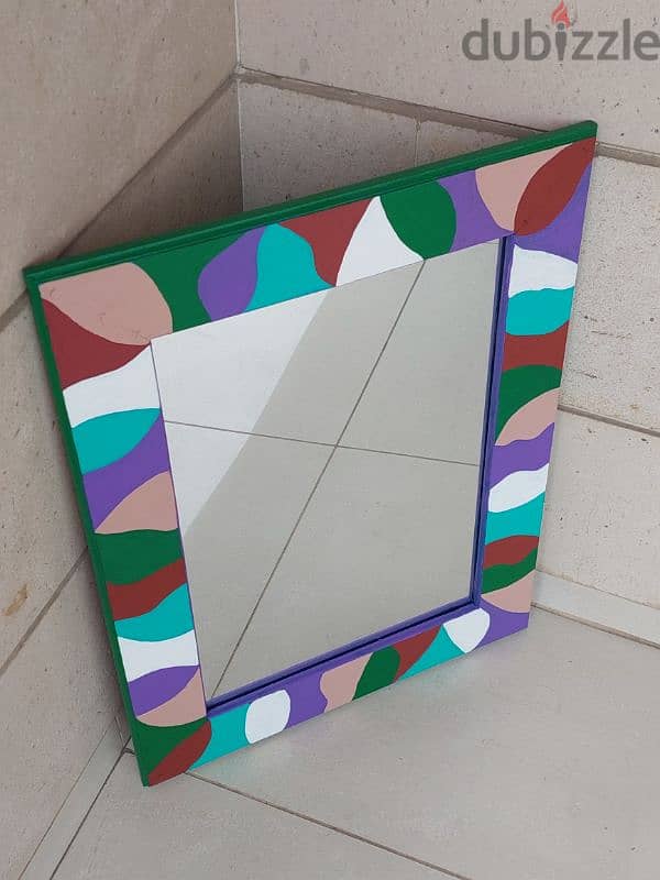 Painted mirror 8