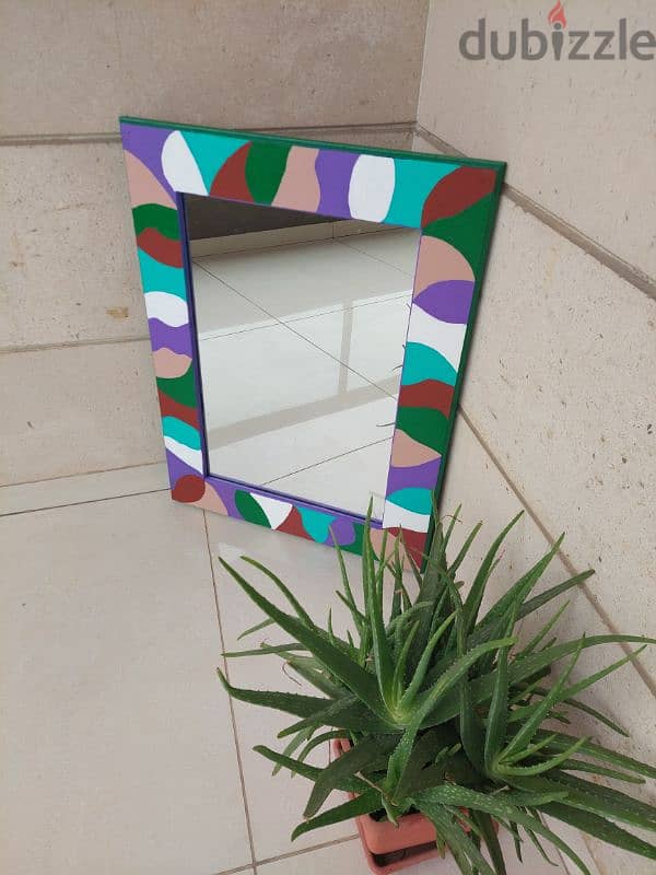 Painted mirror 9