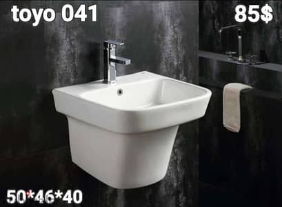 Wall hung sinks. مغاسل تعليق بالحيط