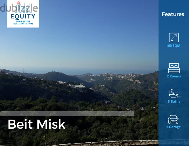 Furnished 160 SQM apartment For Rent In Beit Miskشقة للإيجار#AO1372187 0