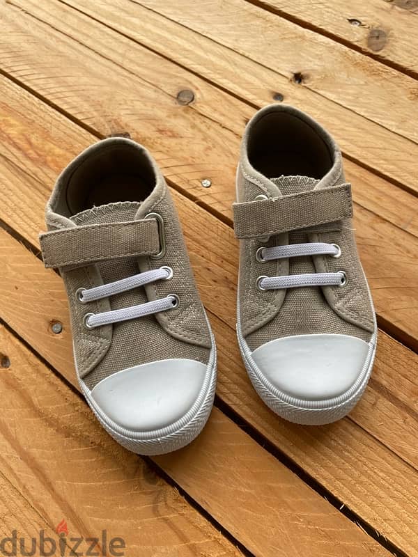 Beige Canva Summer Sneakers 1