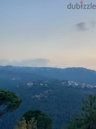 2080 SQM Land in Ouyoun Broumana, Metn Overlooking the Mountains