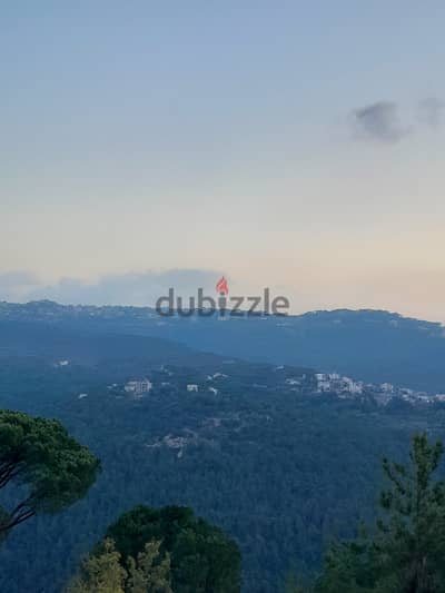 2080 SQM Land in Ouyoun Broumana, Metn Overlooking the Mountains