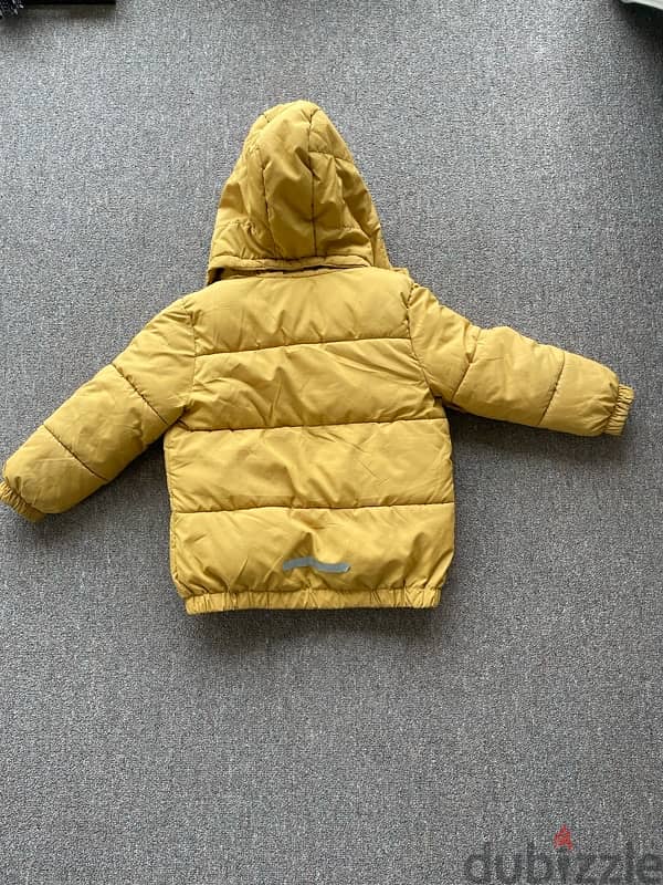 H&M Winter Jacket Mustard Colour 1