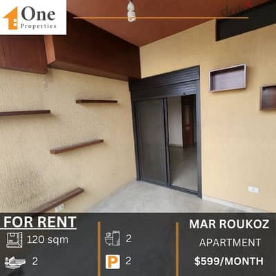 APARTMENT FOR RENT IN MAR ROUKOZ DEKWENE