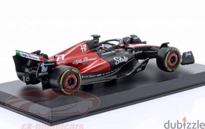 V. Bottas C43 Alfa Romeo #77 (2023) diecast car model 1;43. 3