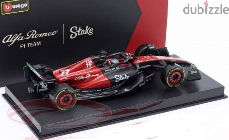 V. Bottas C43 Alfa Romeo #77 (2023) diecast car model 1;43. 4