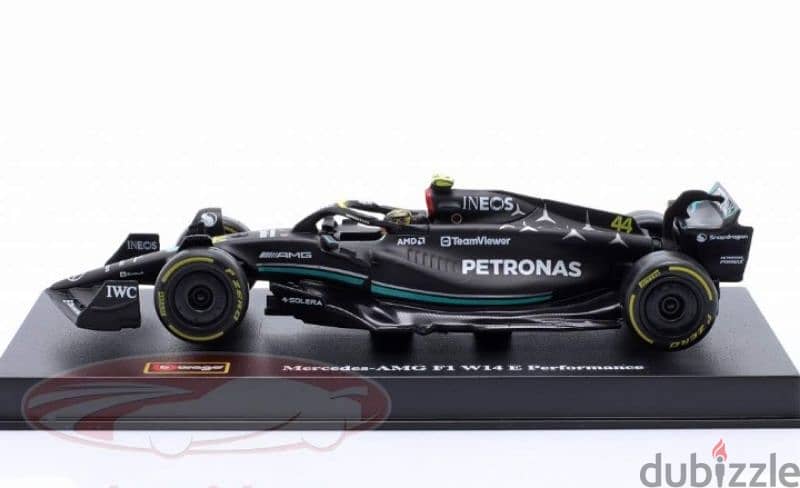 L. Hamilton Mercedes AMG W14 #14 (2023) diecast car model 1;43. 2