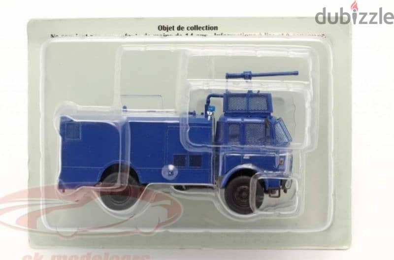 Berliet GBK80 Police Water Canon Truck 1960 diecast car model 1;43. 5