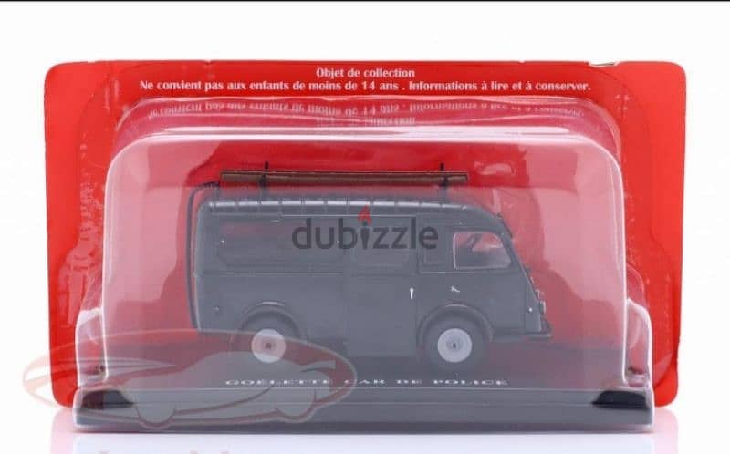 Renault Goelette (Police France 1962) diecast car model 1;43 5