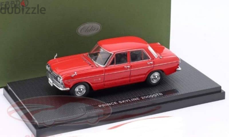 Nissan Prince Skyline 2000GT-B 1966 diecast car model 1;43 0