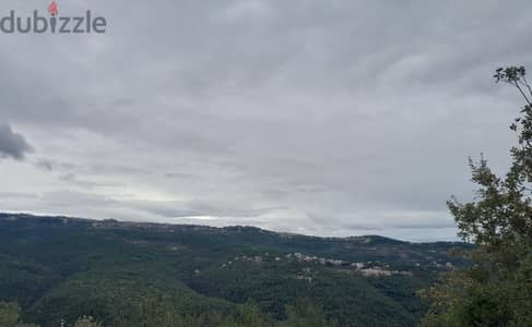 1280 SQM Land in Oyoun Broumana, Metn Overlooking the Mountains