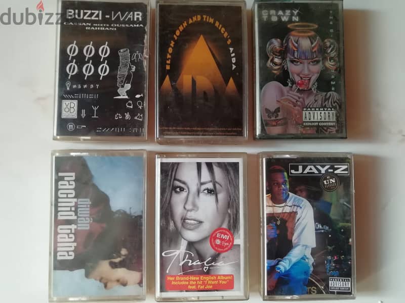 various audio cassettes starting 3$ 1