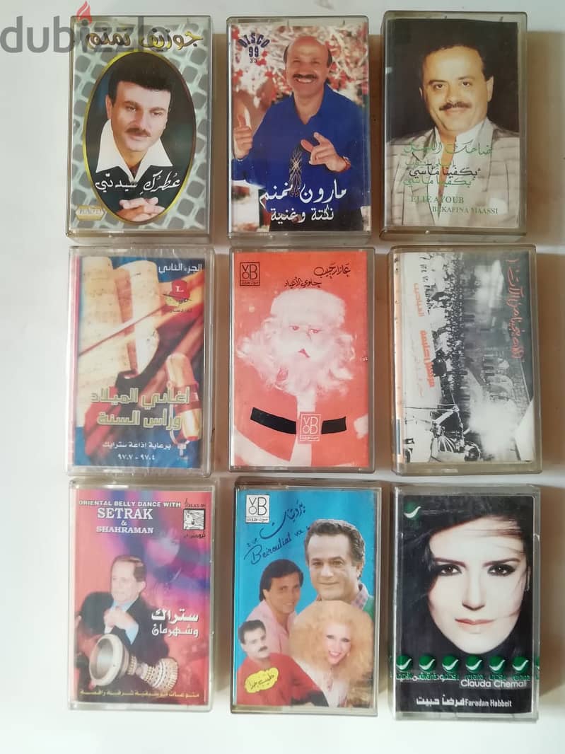 various audio cassettes starting 3$ 2